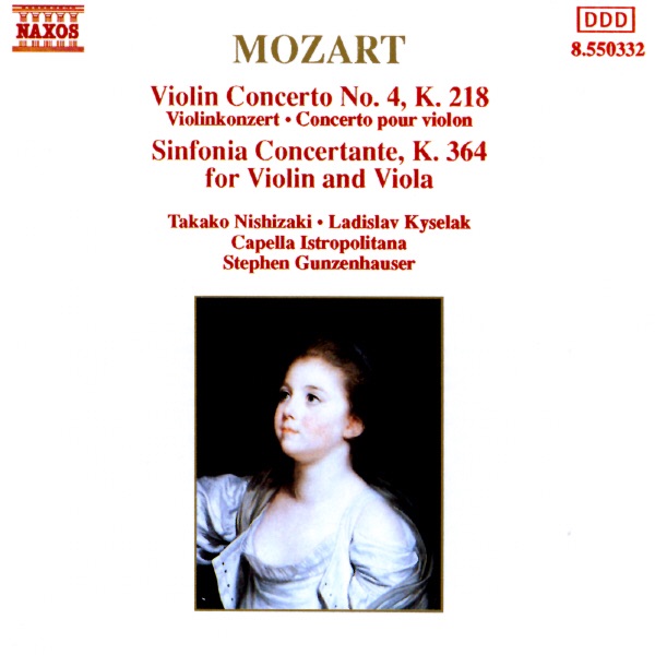 Mozart: Violin Concerto No. 4, Sinfonia Concertante