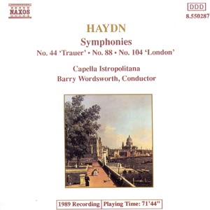 Haydn: Symphonies Nos. 44, 88 & 104