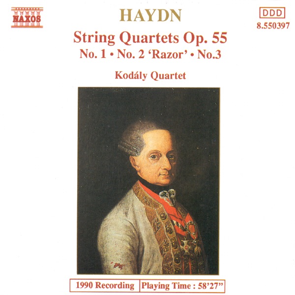 Haydn: String Quartets Op. 55, Nos. 1-3