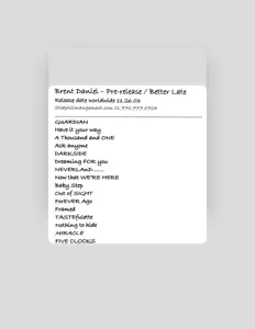 Posłuchaj wykonawcy Brent Daniel, obejrzyj teledyski, przeczytaj biografię, zobacz daty tras koncertowych i nie tylko!