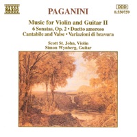 Paganini: Music for Violin and Guitar II - Scott St. John & Simon Wynberg