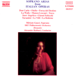 Soprano Arias from Italian Operas - Alexander Rahbari, BRTN Philharmonic Orchestra &amp; Miriam Gauci Cover Art