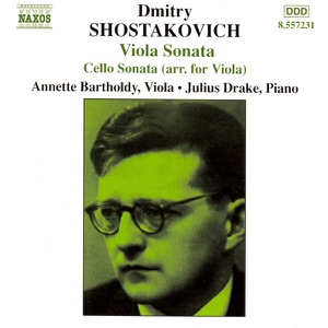 Shostakovich: Viola Sonata, Cello Sonata (Arr. For Viola)