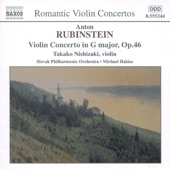 Rubenstein: Romantic Violin Concertos artwork