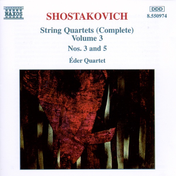 Обложка альбома «Shostakovich: String Quartets (Complete) - Vol. 3» — Éder Quartet