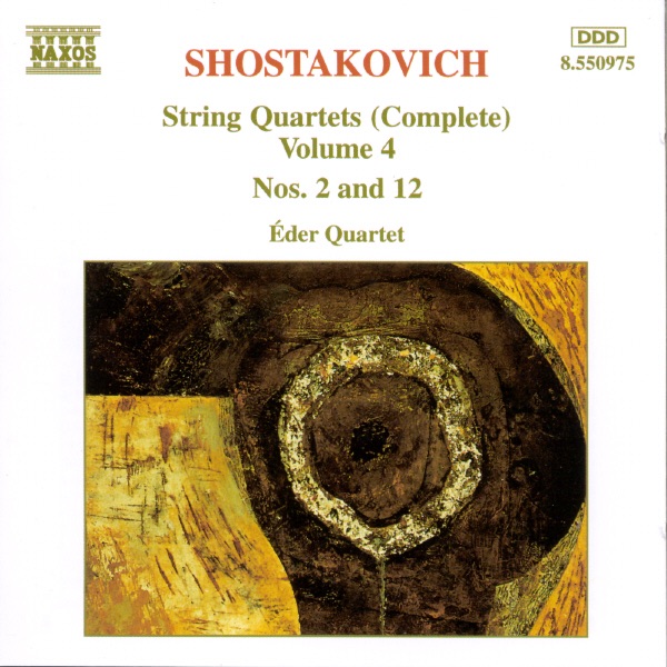 Обложка альбома «Shostakovitch: String Quartets (Complete) - Vol. 4» — Éder Quartet