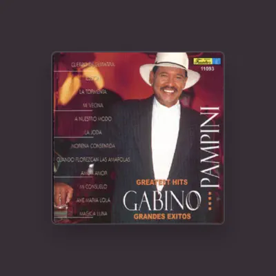 Listen to Gabino Pampini, watch music videos, read bio, see tour dates & more!