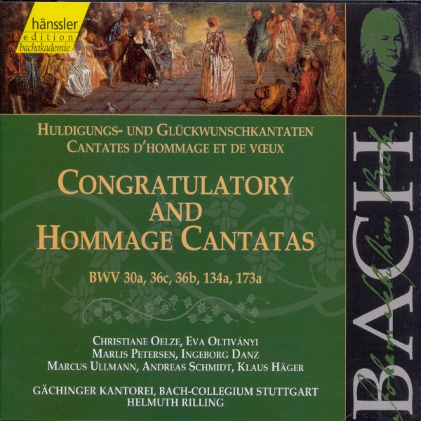 Bach: Congratulatory And Hommage Cantatas
