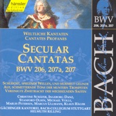 Cantata 207a, "Auf schmetternde Tüne", BWV 207a: No. 9, Chorus: August Lebe, Lebe Konig artwork