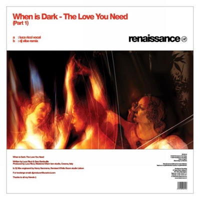 When Is Dark - The Love You Need (DJ Vibe Remix)
