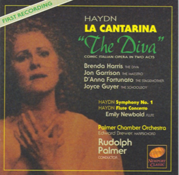 Обложка альбома «Haydn: La Cantarina» — Brenda Harris, Jon Garrison, Palmer Chamber Orchestra & Rudolph Palmer