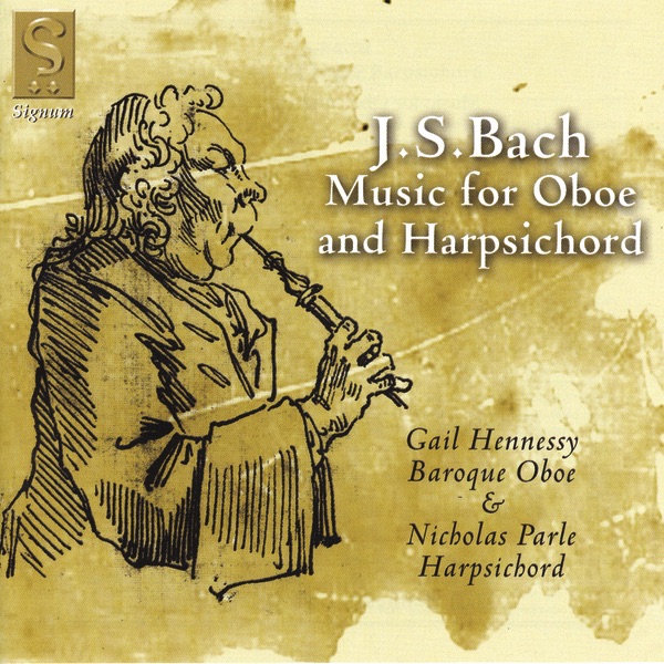 Обложка альбома «J.S. Bach: Music for Oboe & Harpsichord» — Gail Hennessy & Nicholas Parle