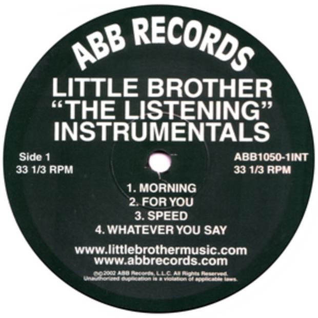Обложка альбома «The Listening Instrumentals» — Little Brother
