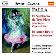 Falla: El Sombrero de Tres Picos, El Amor Brujo - Asturias Symphony Orchestra & Maximiano Valdes
