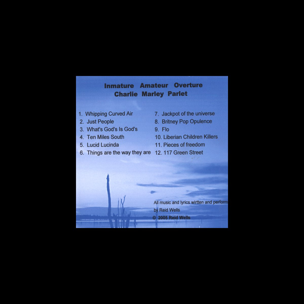 ‎IMMATURE AMATEUR OVERTURE/ CHARLIE MARLEY PARLET Album by Reid Wells