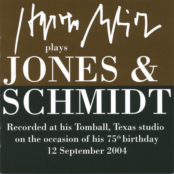 Обложка альбома «Harvey Schmidt Plays Jones and Schmidt» — Harvey Schmidt