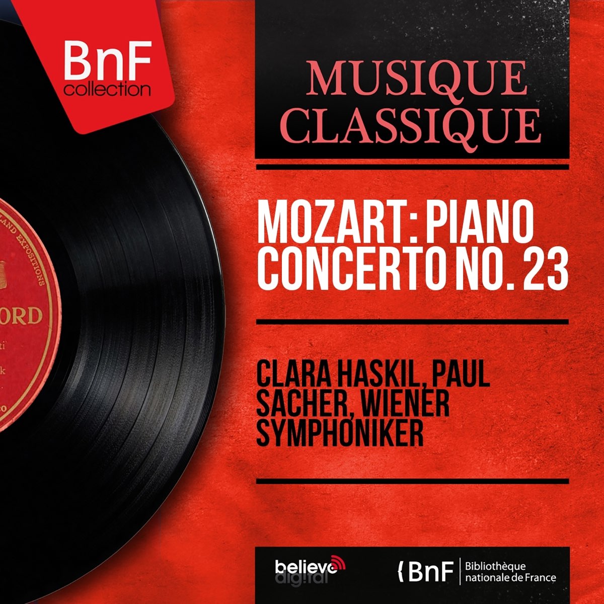 Mozart: Piano Concerto No. 23 (Mono Version) - EP par Clara Haskil, Paul  Sacher & Orchestre Symphonique de Vienne sur Apple Music