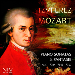 Mozart: Piano Sonatas &amp; Fantasie - K.330, K.331, K.545, K.397 - Tzvi Erez Cover Art