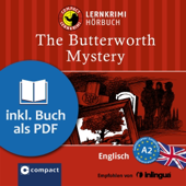 Audiobook cover for The Butterworth Mystery: Compact Lernkrimis - Englisch A2 by Alison Romer