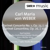 Weber: Clarinet Clarinet Concerto No. 1 in F Minor & Clarinet Concertino in E-Flat Major (Live) artwork