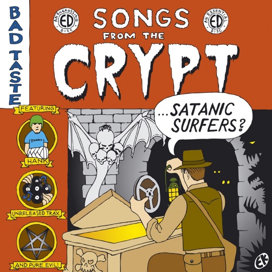 Cover artwork for Satanic Surfers