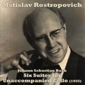 Johann Sebastian Bach: Six Suites for Unaccompanied Cello (1955) artwork