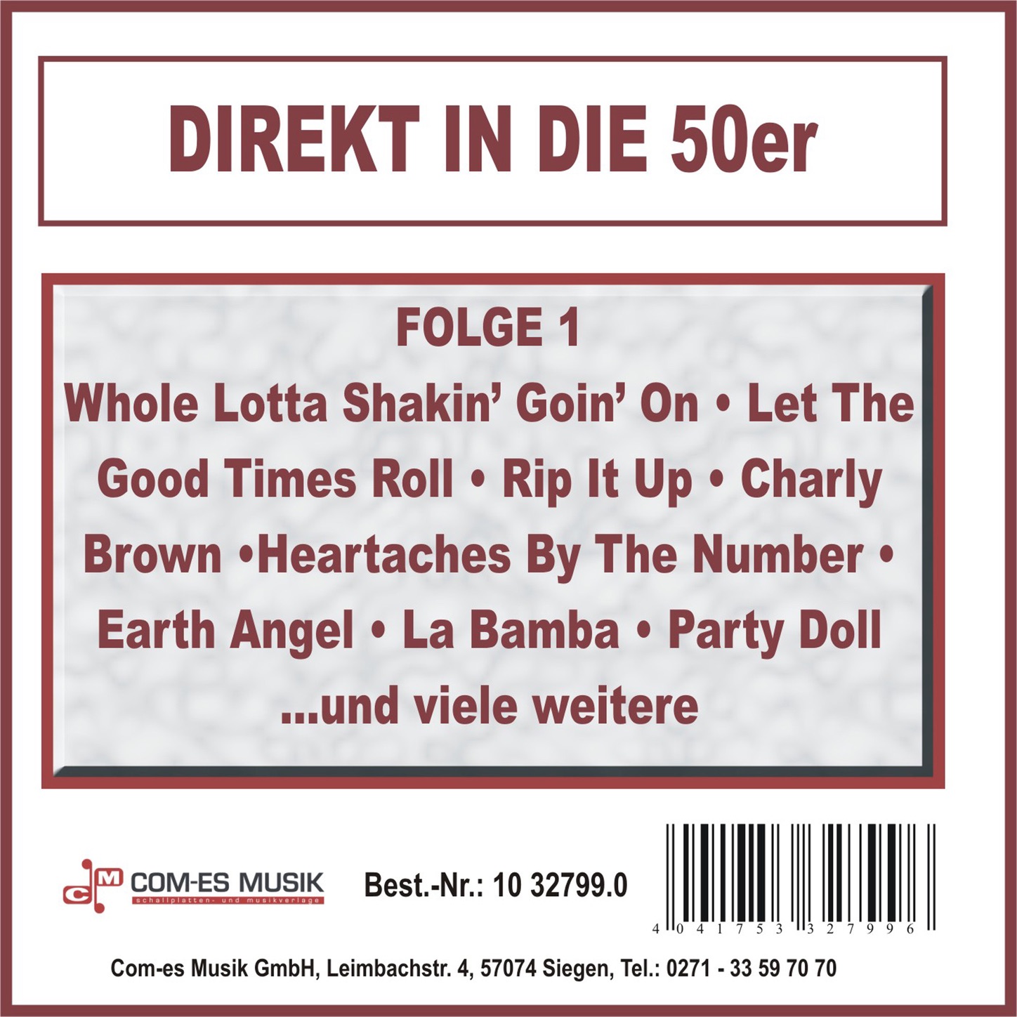 Direkt in die 50er, Folge 1