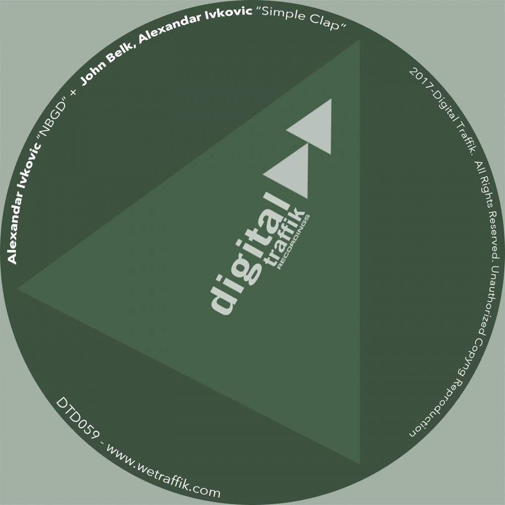 Обложка альбома «NBGD / Simple Clap - Single» — Alexandar Ivkovic & John Belk