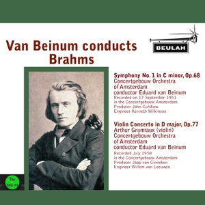 Brahms: Symphony No. 1 & Violin Concerto No. 1