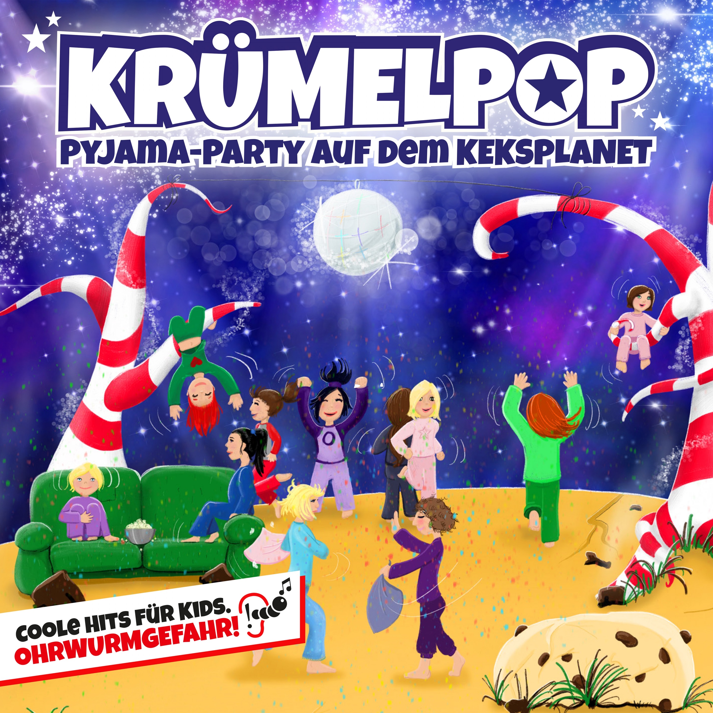KRÜMELPOP - Pyjama-Party auf dem KEKSPLANET (Coole Hits Für Kids)
