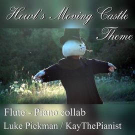 Howl's Moving Castle theme (Flute - Piano) [feat. Luke Pickman] KayThePianist