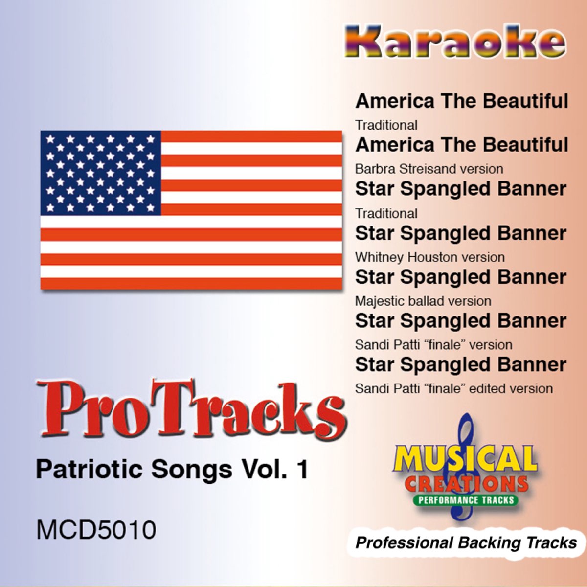 ‎Patriotic Songs, Vol. 1 (Karaoke) Album by Musical Creations Karaoke