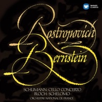 Mstislav Rostropovich, Orchestre National de France & Leonard Bernstein - Cello Concerto in A Minor, Op. 129: II. Langsam