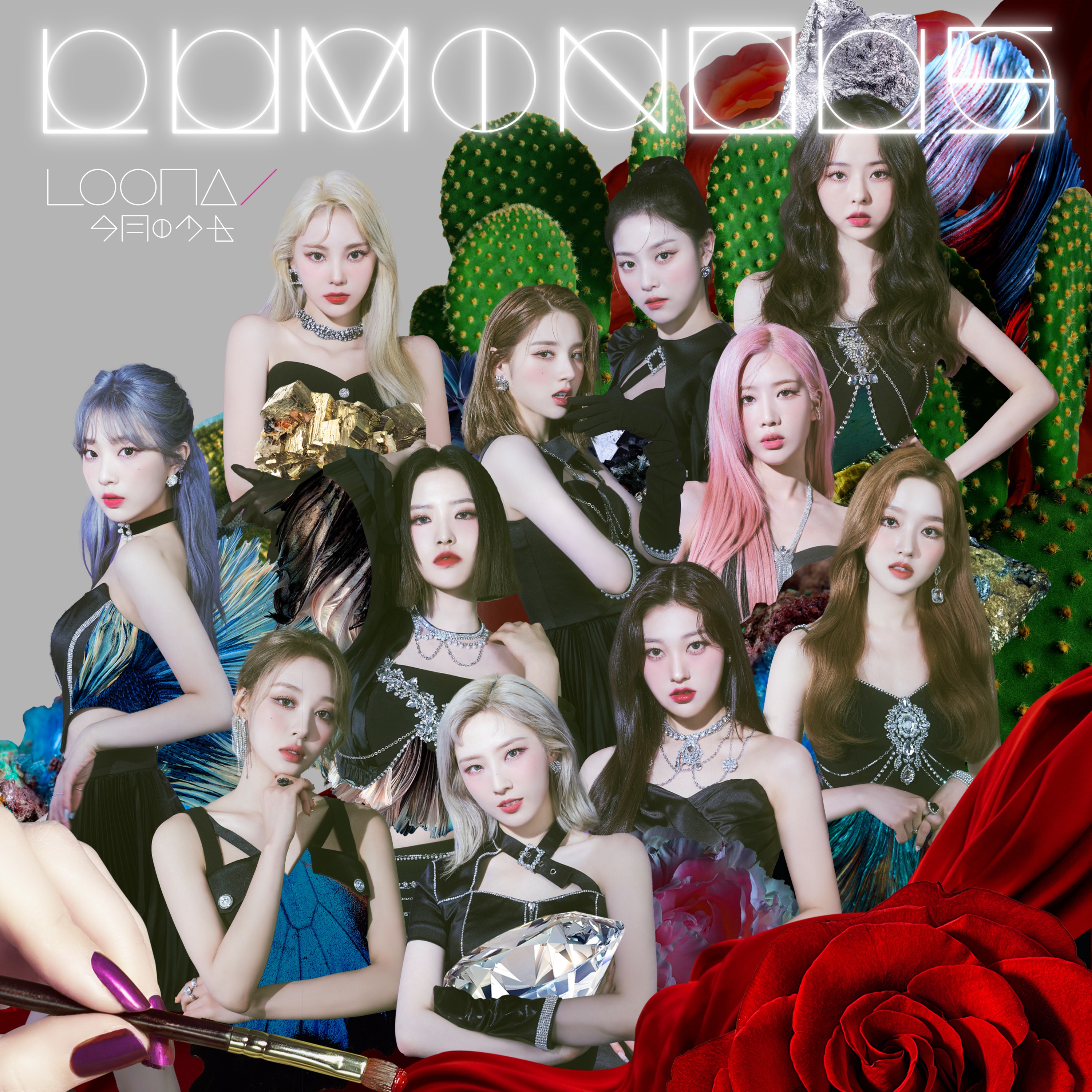 LOONA ＋＋ 通常A盤 normal Bver Hi high 初版 YESASIA: Loona Mini Album - + + (Normal B Version) Music - Loona