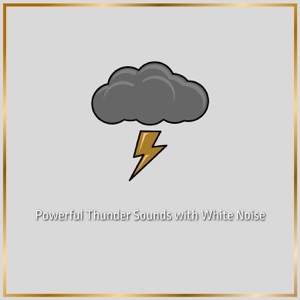 Powerful Thunder Sounds with White Noise, Loopable
