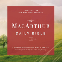 The NKJV, MacArthur Daily Bible Audio, 2nd Edition - John F. MacArthur &amp; Thomas Nelson Cover Art