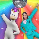 Rainbow Disco Unicorn