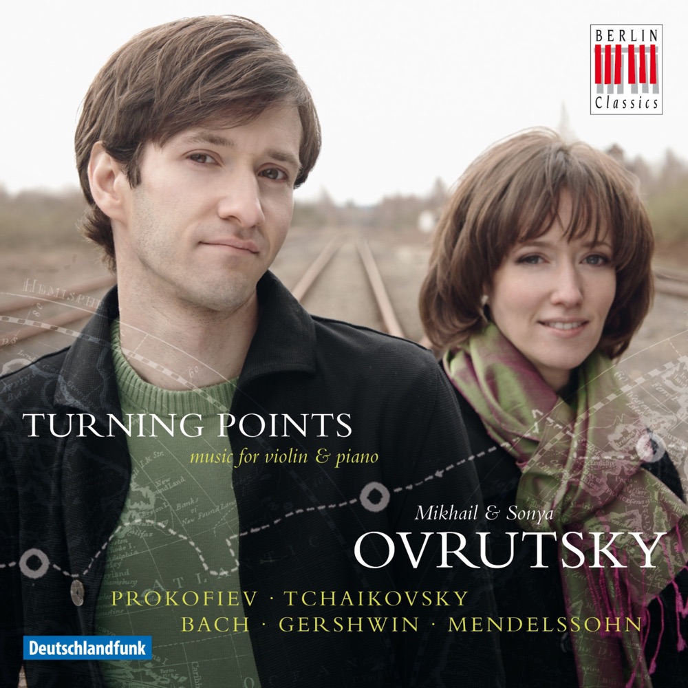 Обложка альбома «Turning Points (Music for Violin and Piano)» — Sonya Ovrutsky & Mikhail Ovrutsky