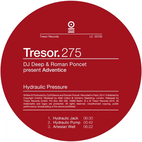 Dj Deep & Roman Poncet Present Adventice: Hydraulic Pressure - Single