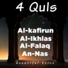 4 Qul Surah Al Ikhlas Kafirun falaq nas Charo qul Quran Recitation morning dua - Quran Studio