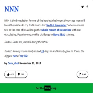 No Nut November (NNN) - Single