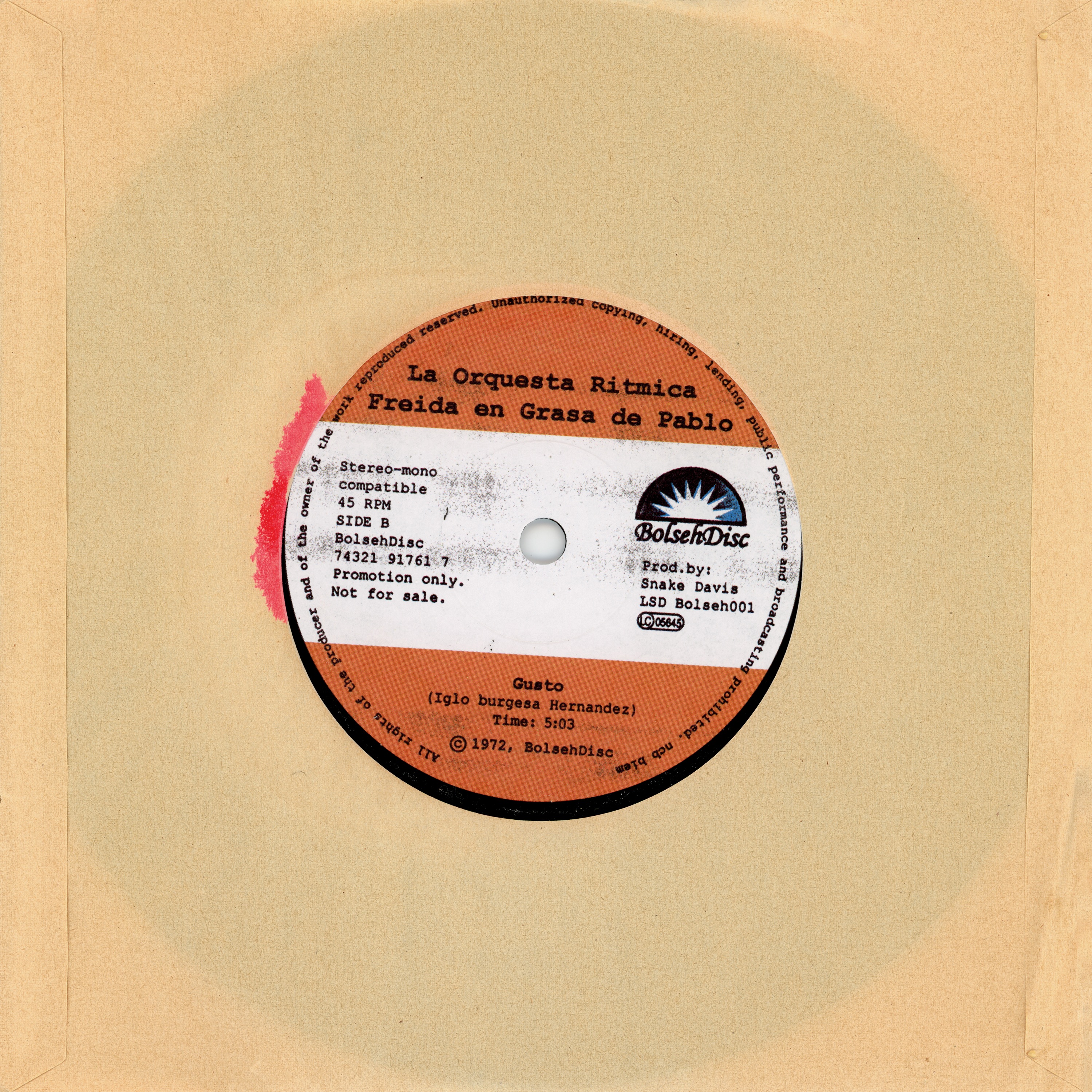 Los Salvajes (Caracoles Marinos) / Gusto - Single