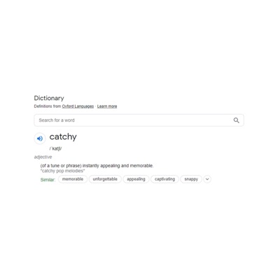 Catchy - Single