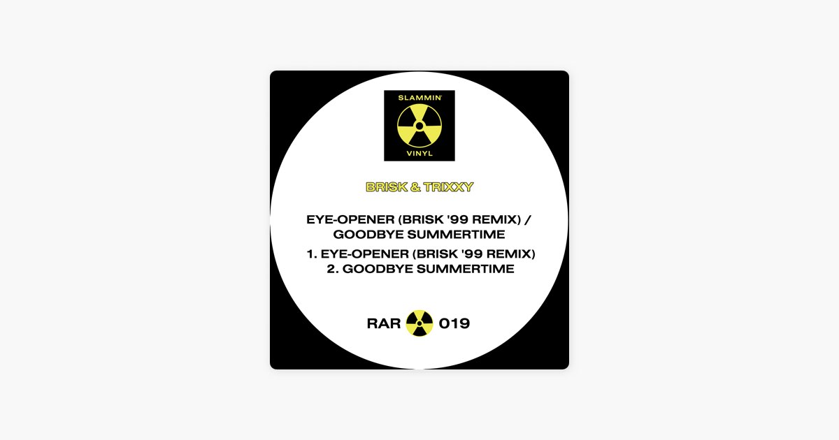 Eye - Opener (Brisk '99 Remix) - DJ Brisk & Trixxyの曲