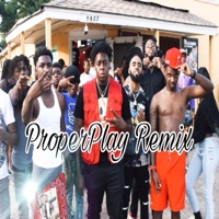 Proper Play (feat. 4700 Lucci, CoBleeda & 54 Dondada) [Remix] - Single - Phat Baby