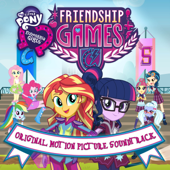 Friendship Through the Ages (English) - Twilight Sparkle, Sunset Shimmer, Rainbow Dash, Applejack, Pinkie Pie, Rarity &amp; Fluttershy Cover Art