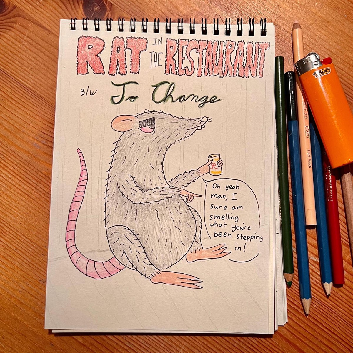 ‎Rat in the Restaurant b/w To Change Single Album by Ethan Keel