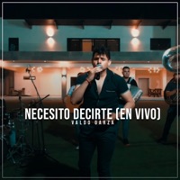 Necesito decirte (En vivo) - Single - Valdo Garza