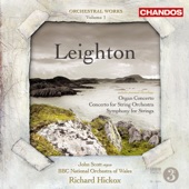 Leighton: Symphony for Strings, Organ Concerto & Concerto for String Orchestra artwork