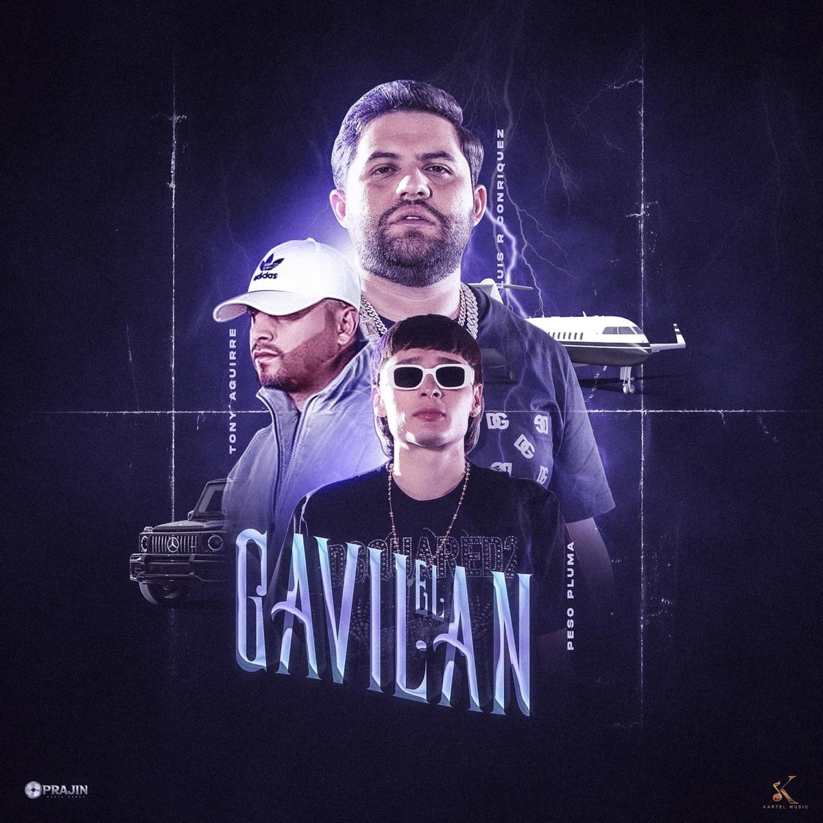 El Gavilán Single” álbum de Luis R Conriquez, Tony Aguirre & Peso